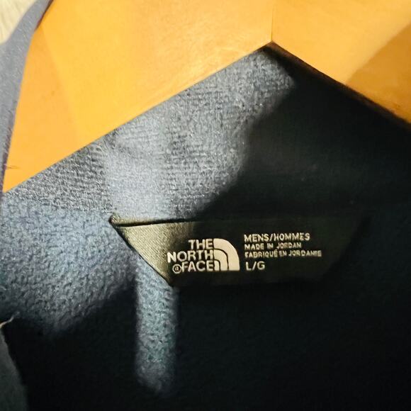 The North Face Full Zip Athletic Track Jacket Outdoor Casual Sport Blue - L - Picture 4 of 4